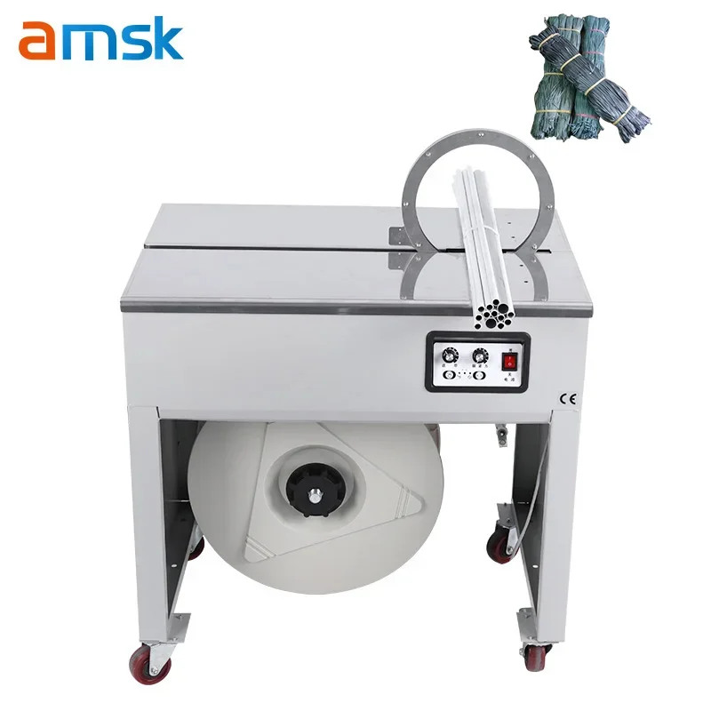 RL-800 Rail Orbitale Deluxe Balenpers Voor Stalen Buis Houten Strip Strapper Электриische Verpakking Automatische Verpakkingsmach