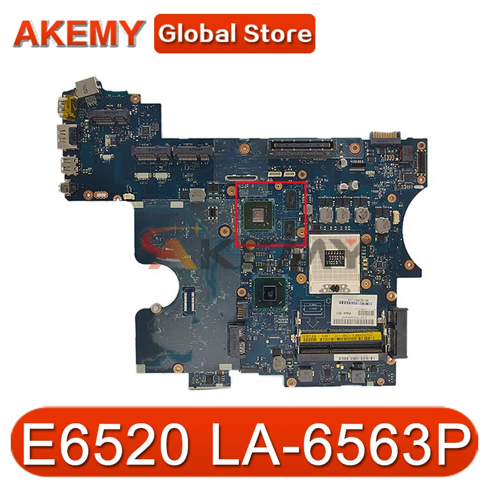 

Материнская плата для ноутбука DELL Latitude E6520, материнская плата для ноутбука GXMFX 0GXMFX CN-0GXMFX PAL61 LA-6563P DDR3