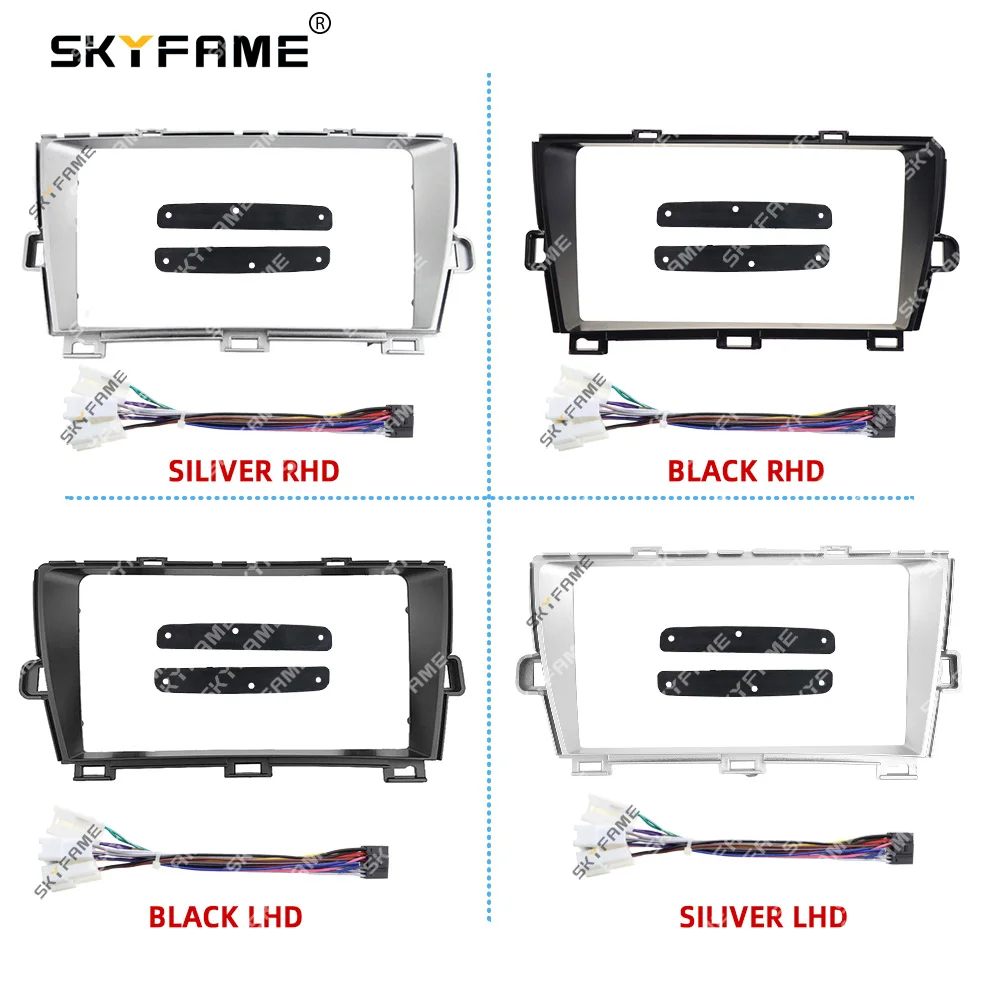 

SKYFAME Car Frame Fascia Adapter Canbus Box Decoder For Toyota Prius 30 Series Android Radio Dash Fitting Panel Kit