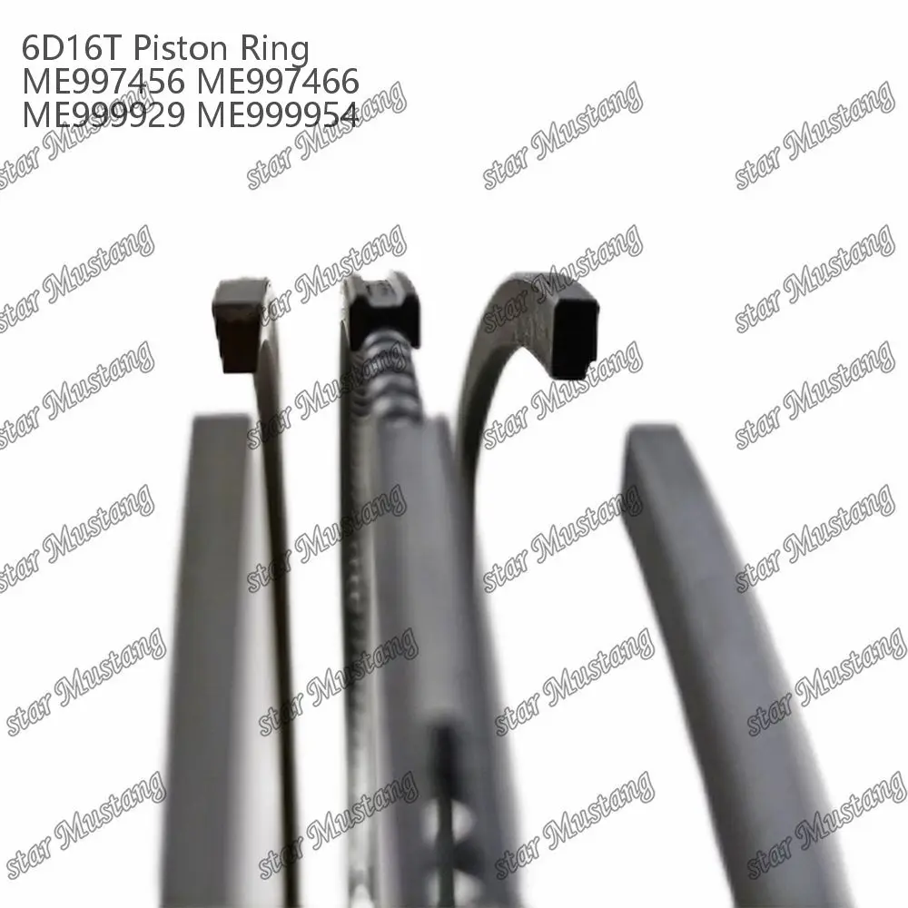 Поршневое кольцо 6D16T ME997456 ME997466 ME999929 ME999954 подходит для деталей двигателя Mitsubishi