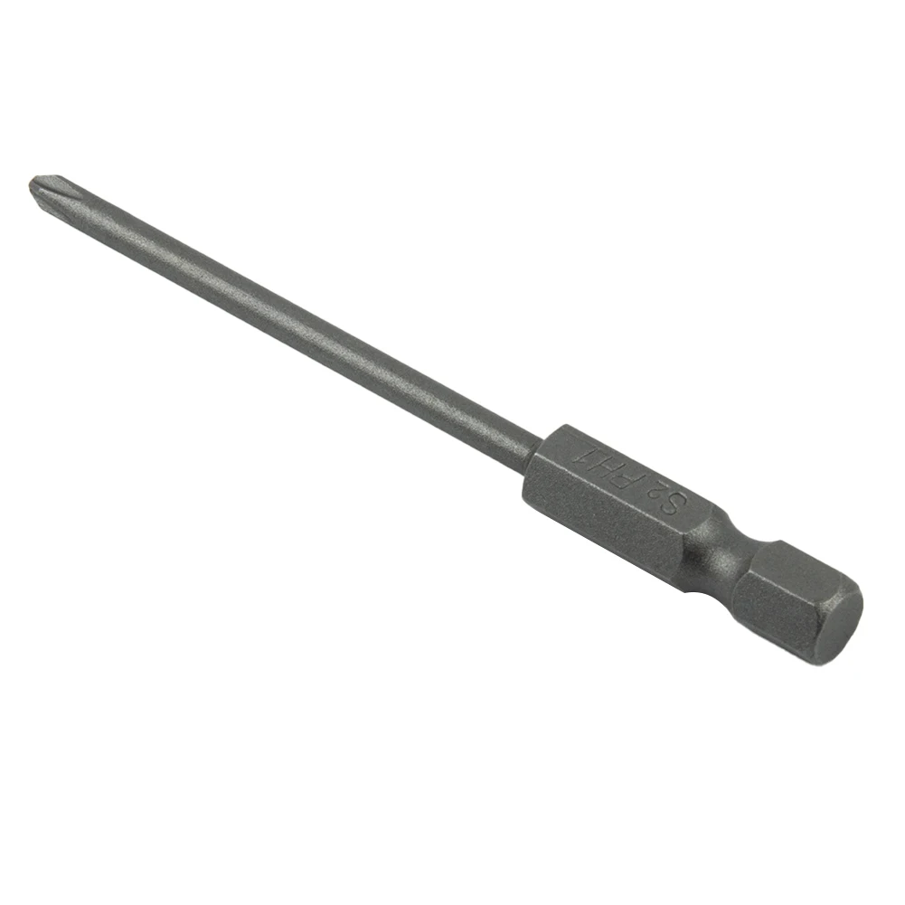 

Nutdrivers Screwdriver Bit Hex Cross Head PH1 6.35mm / 1/4\" Shank 75mm Long For Small Appliances Steel Magnetic