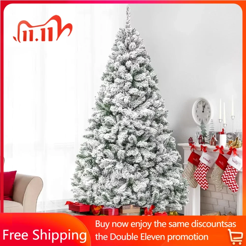 

Рождественская елка с искусственным снегом, 6 футов