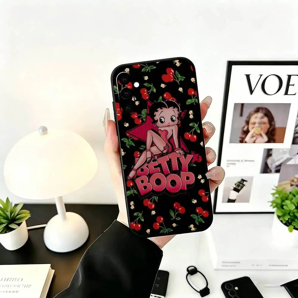 Чехол для телефона B-Betty Cute B-Boops для Samsung Galaxy A73, A72, A71, A70, A53, A52, A51, мягкий силиконовый черный чехол (art.: 3920d9fbca1ae) - 3920d9fbca1ae