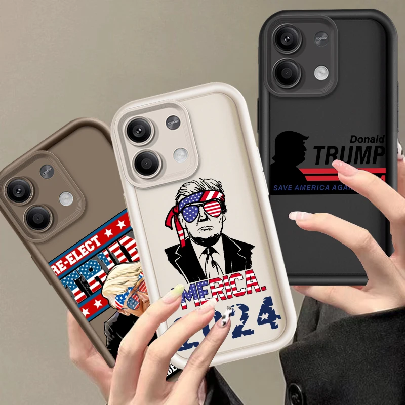 Противоударный мягкий чехол для телефона с лестницей глаз T-Трамп 2024 Xiaomi Redmi Note 13 12