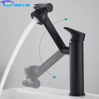 360 degree free rotation basin faucet deck mounted splash proof bathroom mixer water tap shower head hot and cold sink tapware
