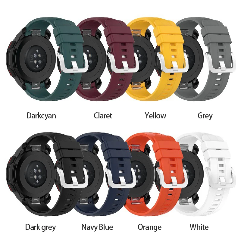 

Smart Accessories Silicone Strap Soft Watchband Fashion Replaceable Sports Strap For Honor Gs Pro