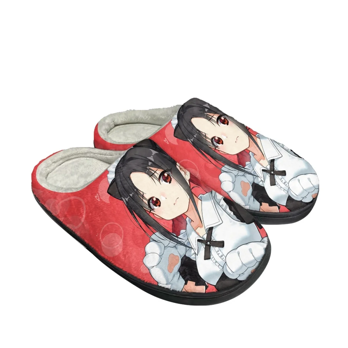 

Kaguya-sama Wants to Tell You Cartoon Print Ladies Man Autumn Winter Home Cotton Slipper Comfort Slippers Keep Warm Plush Shoes