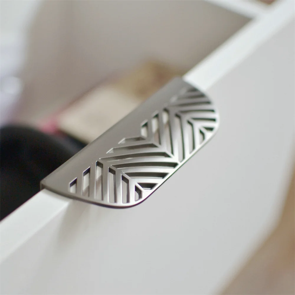 1/2/3 шт. латунные ручки для мебели в форме листа