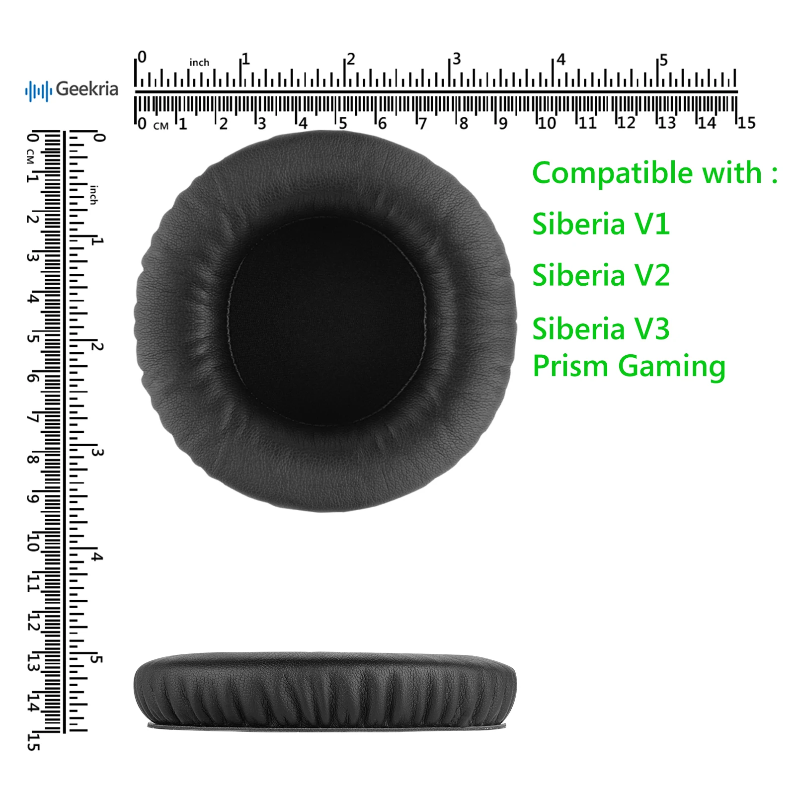 Сменные амбушюры Geekria QuickFit для игровых наушников SteelSeries Siberia V1 V2 V3 Prism