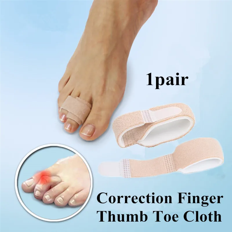 

1 Pair Professional Foot Care Hallux Valgus Nylon Ventilation Correction Finger Thumb Toe Cloth Resisting Stains Sweat And Odor