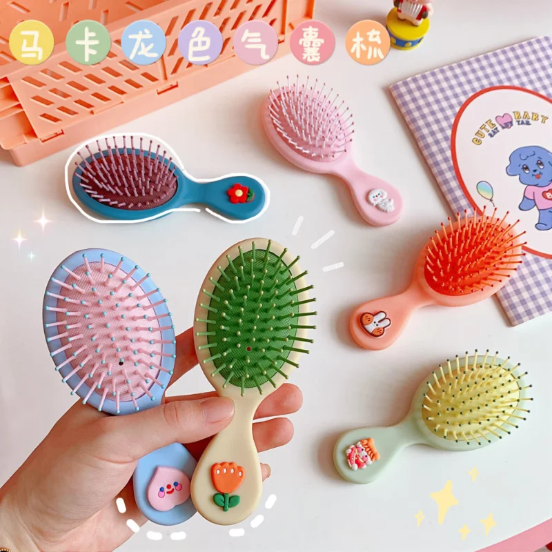 Kids Hair Comb Baby Boys Girls Cute Cartoon Hair Comb Hair Brush Child Portable Anti-static Comfortable Head Massager Combs