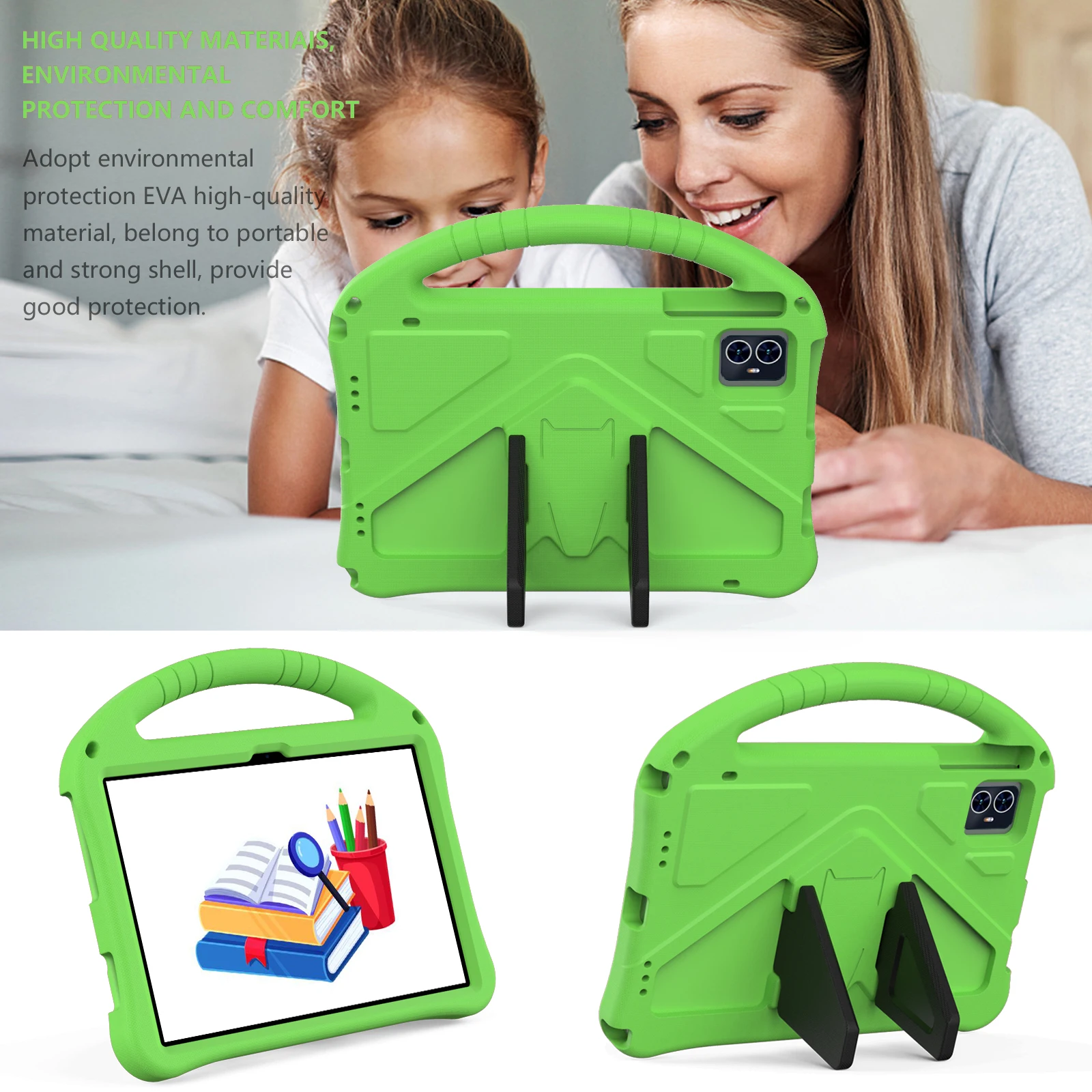 Фото for izg Pro 11 100146660 2024 Чехол-подставка для ONN 10,1 дюйма Gen 4 опы 12,1-дюймовый чехол для планшета 100146663 Противоударный EVA Kids Funda №5
