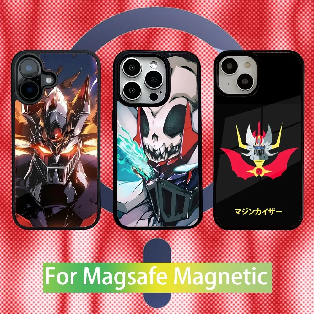 Чехол для телефона M-Mazinkaiser iPhone 16 15 14 13 12 11 Pro Max Plus Mini New Magsafe с магнитной