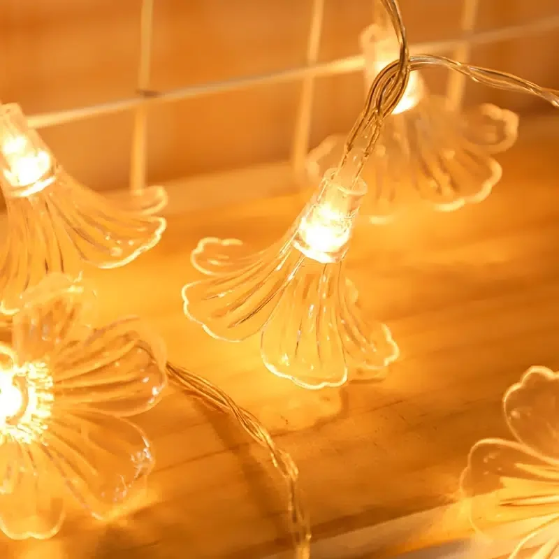 

HMTX 1pc Trumpet String Lights, 4.9ft/1.5m 10 Lights, Christmas Party Decorations