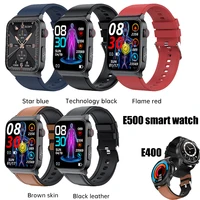 E500 Smart Watch For Man Blood Glucose ECG Monitoring Blood Pressure Body Temperature Smartwatch For Women IP68 Fitness Tracker