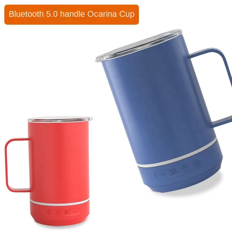 

Multifunctional 5.0 Bluetooth 304 Stainless Steel Portable Mug Surround Sound Portable Mobile Phone Universal Wireless Audio