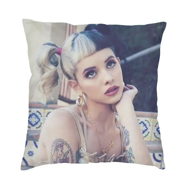 

Мягкая декоративная наволочка для подушки Мелани Мартинез, декоративная наволочка под заказ, наволочка для подушки американского певица, к...