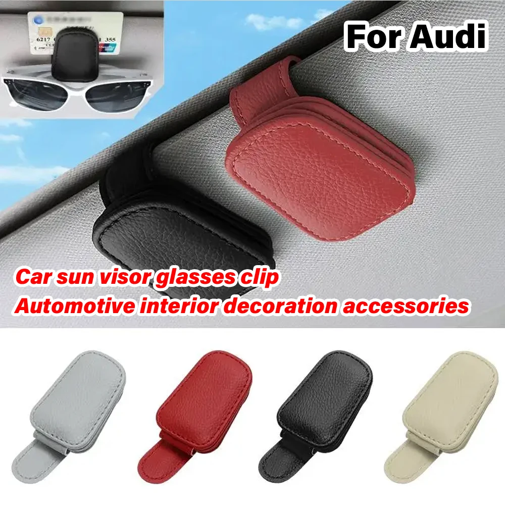 Автомобильный держатель для очков Audi A4 B8 A1 A5 A3 8P B9 S-Line 8 в 8Y C7 Q2 RS A6 TT Q5 Q7 C5 A7 S3 RS3 B7 B6 C4
