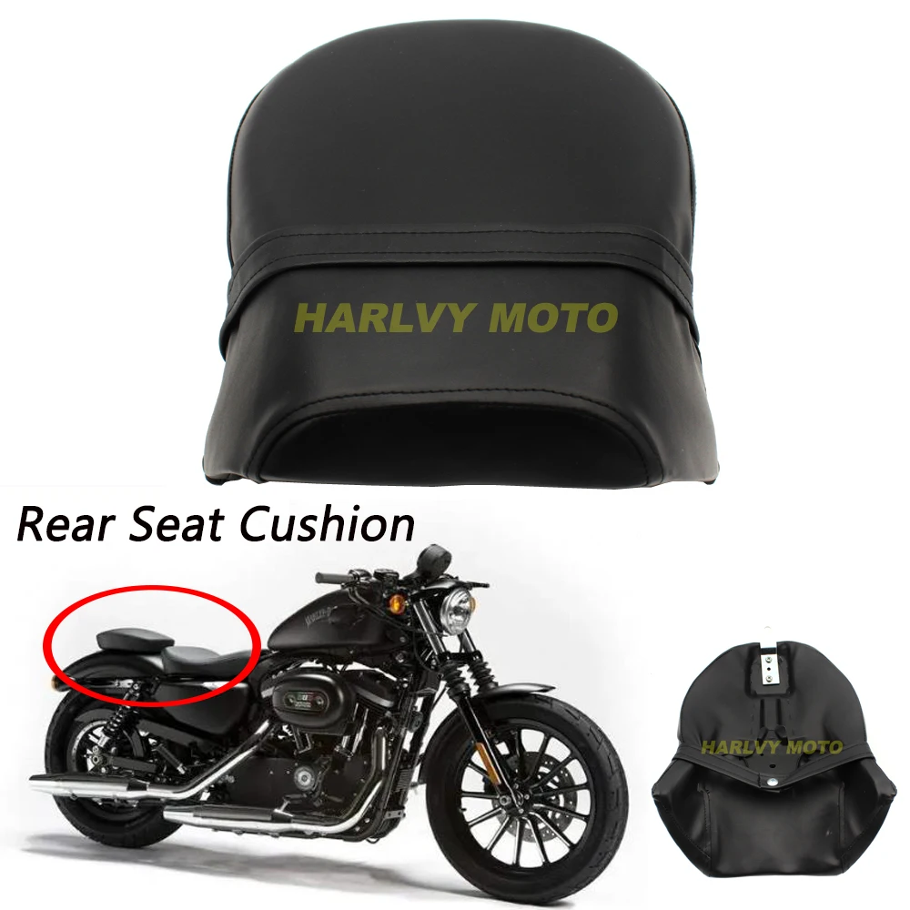 

For Sportster 883C 883 883N XL1200 07-15 Motorcycle Accessories Rear Pillion Passenger Seat Cushion