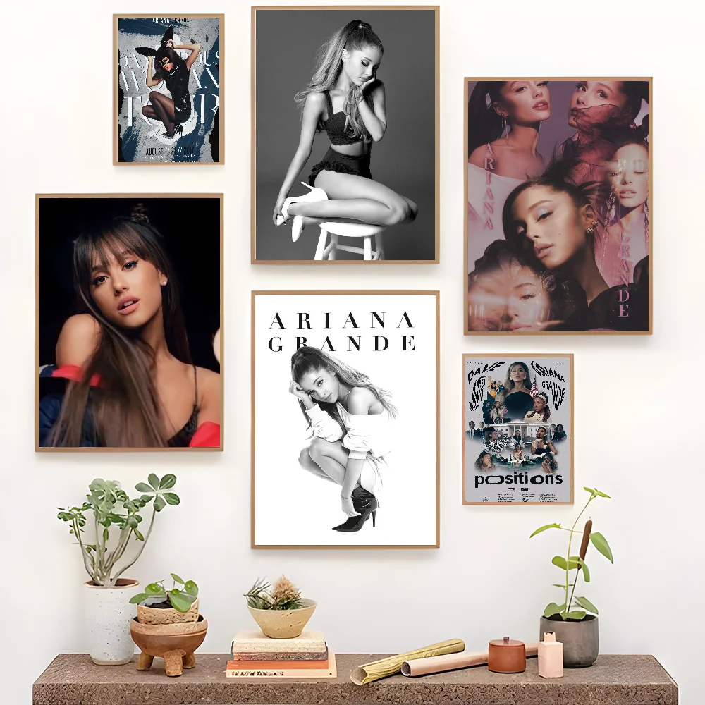 Певица A-Ariana G-Grande DIY липкий постер белая бумага принты плакаты произведения