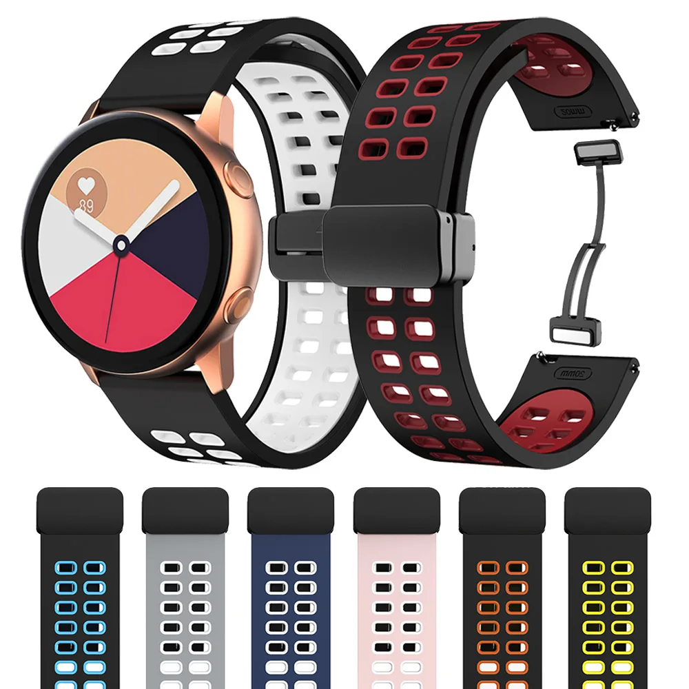 

22mm Magnetic Strap For Amazfit GTR 4 3 2 Fossil Gen 6 5 Correa 20mm Band For Galaxy Watch 5 4 Garmin Venu 2 Plus SQ2 Bracelet