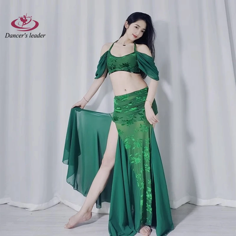 Платье для танца живота платье выступлений одежда под старину топ с подвесным