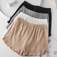 women summer stripy safety panties short pants lady seamless casual underwear skirt bottoming girls shorts butt lift hips boxer