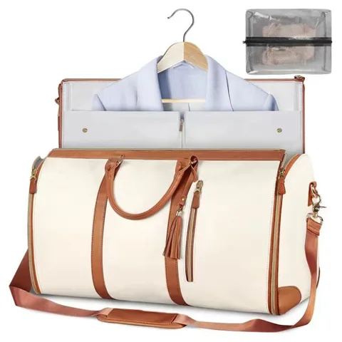 Складная сумка для костюма из искусственной кожи, вместительный ручной чемодан для мужчин и женщин, многофункциональные портативные сумки, 36-55л