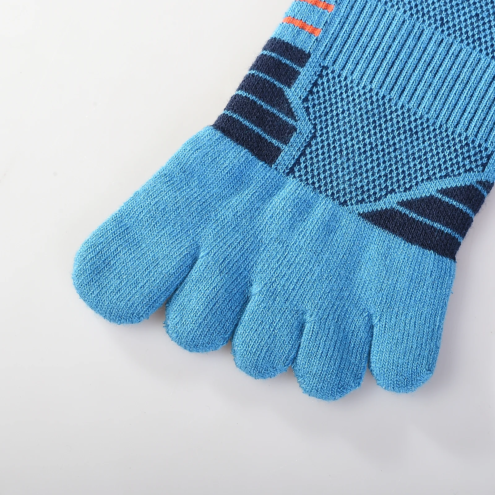 AONIJIE One Pair E4833 Men Quick Drying Five Finger Socks Shock Absorption Toe Socks Stocking For Running Marathon Hiking