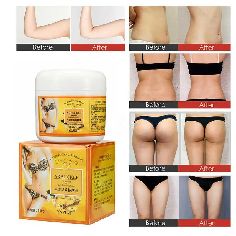 

300g Ginger Fat Burning Cream Anti-cellulite Effective Fat Loss Slimming Body Fat Reduction Cream for Body Waist Massage