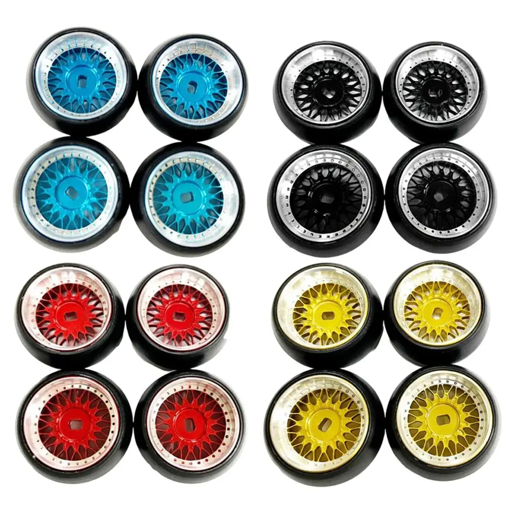 

RC Wheel Rim Tires Rubber Tires Rc Tires for K969 K989 P929 1:28 Buggy Accessory