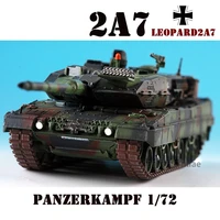 172 german army leopard 2a7 tank model tricolor camouflage military children toy boys gift springhit exquisite finished model