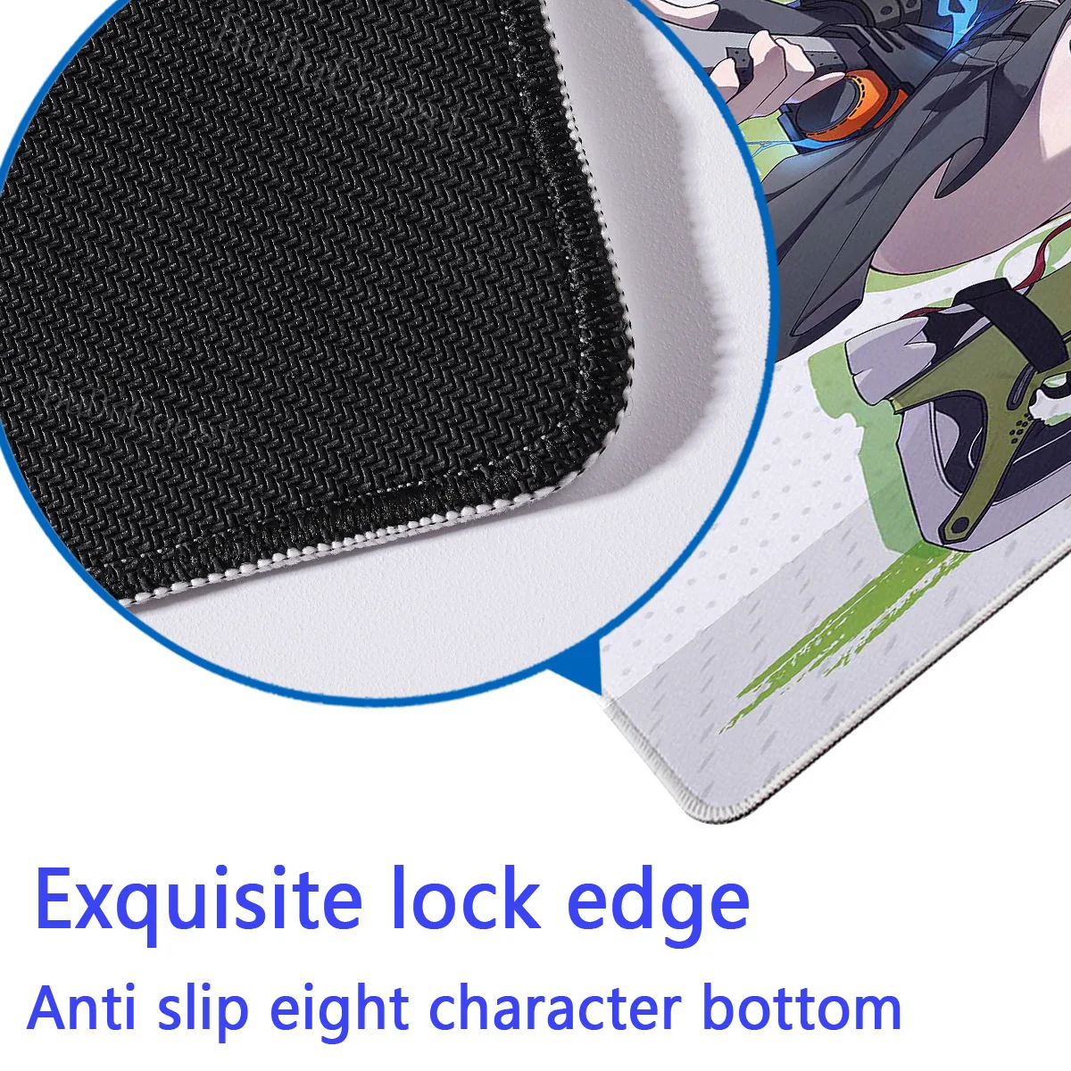 Коврик для мыши Zenless Zone Zero ZZZ teclado Anby Demara Nicole коврик подкладка компьютерной