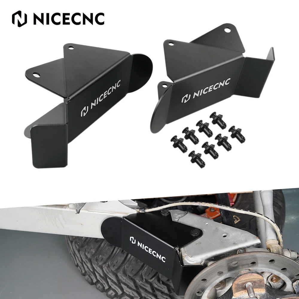 

NICECNC UTV Trailing Arm Guards Protector Cover For Polaris RZR XP 1000 2014-2020 XP TURBO 2017-2020 Aluminum CNC Machined Black