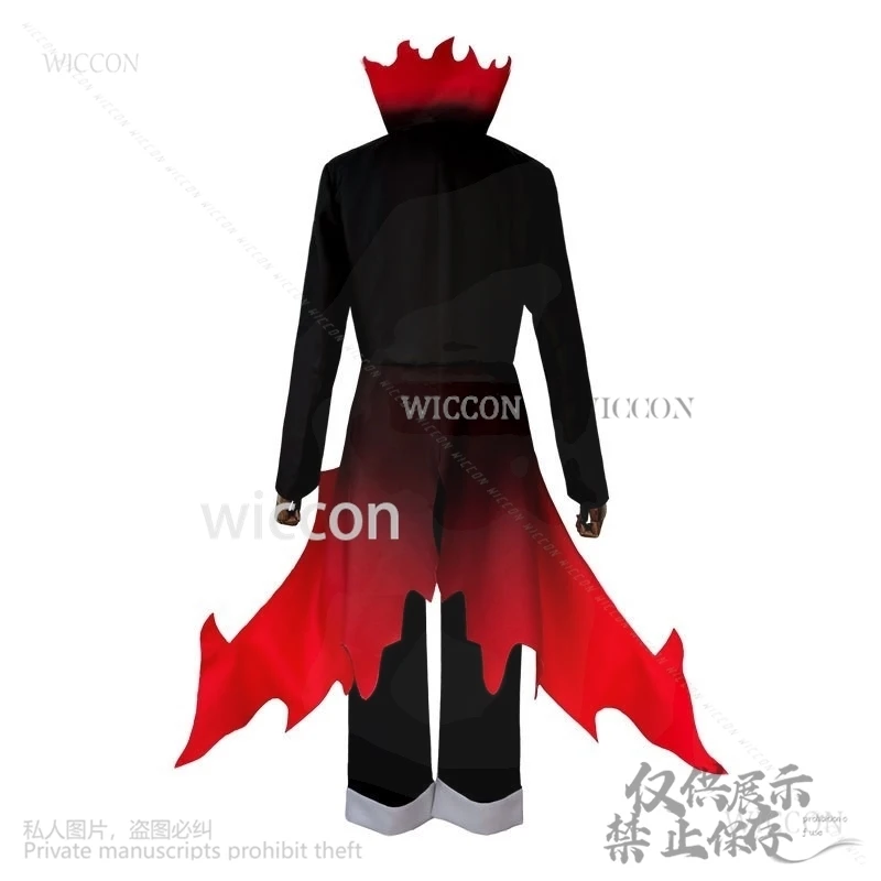 Okarun новый костюм косплей аниме Dandadan Ken Takakura Cos плащ с высоким воротом красный