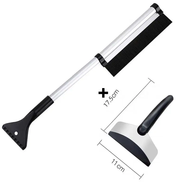 

Зимний Скребок Для Автомобиля: Быстрая Очистка Лобового Стекла От Льда И Снега, Щетка Из Алюминиевого Сплава И АБС-пластика