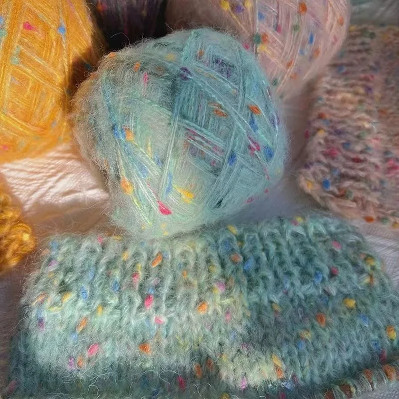 Dream Mohair характеристики смешанная пряжа ручная работа тканый женский шарф сумка hyпрепятствия мягкая девочка Сердце Смешанная вязальная пряжа шерсть 50 г
