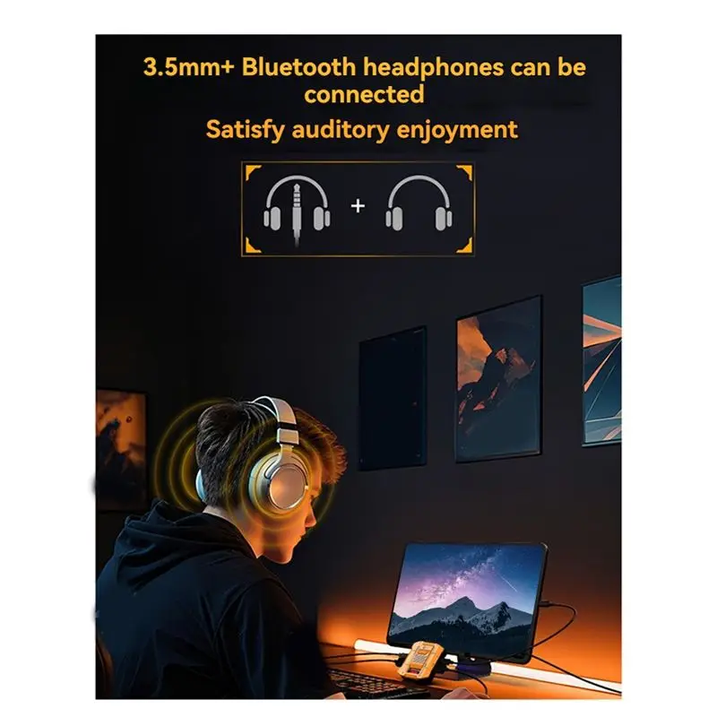 Фото Адаптер-конвертер GAMWING M10 для беспроводного управления играми с клавиатурой и мышью, совместимый с PUBG для мобильных игр на iOS и Android. №3