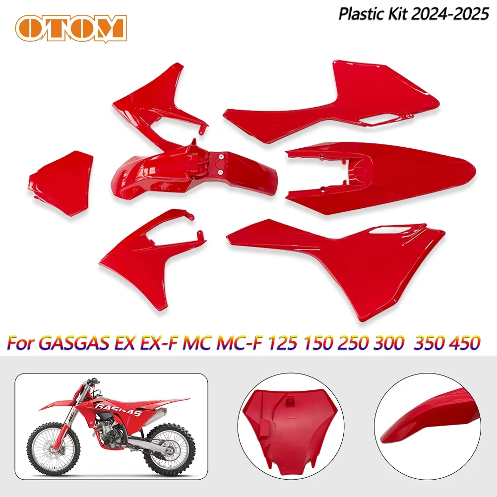 

Полностью пластиковый комплект для мотоцикла OTOM 2024-2025 для GASGAS EX EXF MC MC MCF 250 450, обтекатель кузова, панель защиты крыла, брызговик