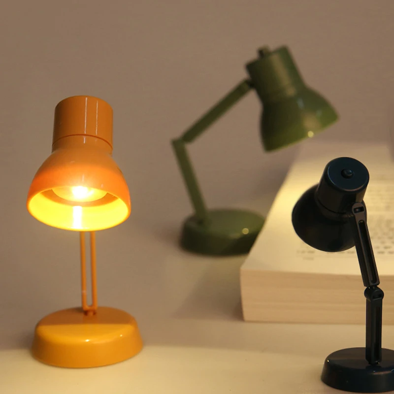 

LED Table Lamp Mini Fold-able Night Reading Book Lamps for Home Room Computer Notebook Laptop Desk Night Lights Eye Protections