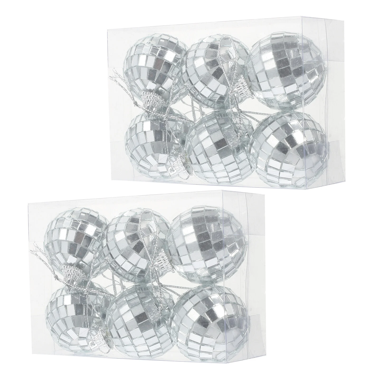 

12 Pcs Disco Reflective Ball KTV Xmas Mirror Hanging Party Wedding Ceremony Decorations Bar Balls Foam Pendant Wall