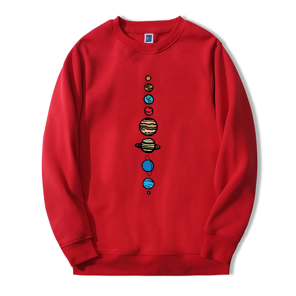 

Planets Colour Sweatshhirt Men Autumn Winter Hoodie Warm Fleece Sweatshirts Creative Design Funny Fitness Hoodies Jumper Hoody
