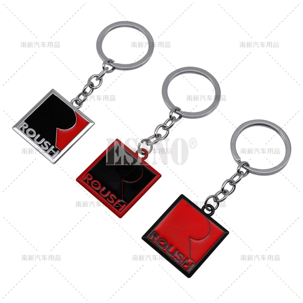 Стайлинг автомобиля 3D металлический сплав цинка Рош производительность брелок