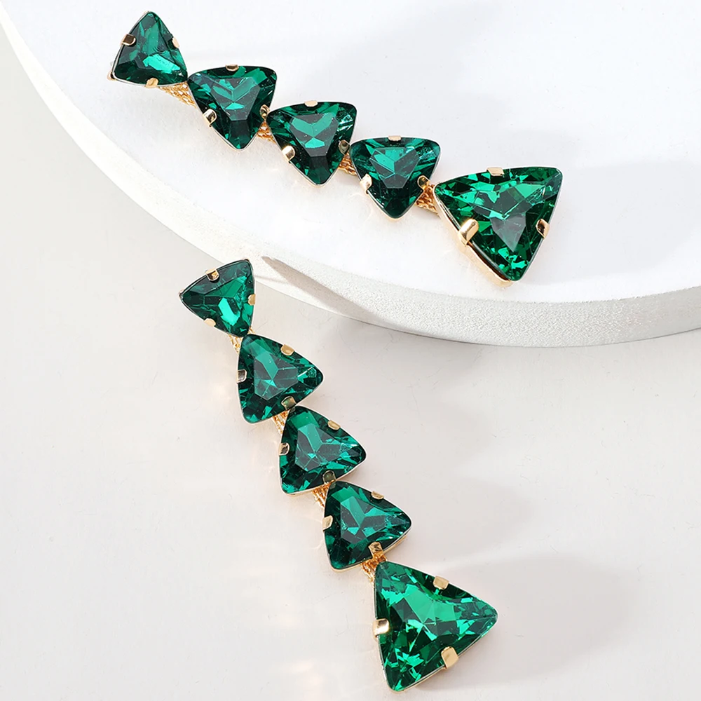 

2022 New Cute Long Hanging Women's Earrings Geometrically Perforated Fashion Jewelry Accessories Luxury Accessories for Banquets