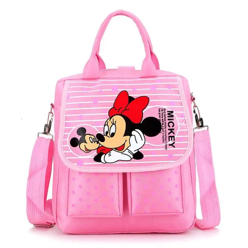 

Disney Mickey Minnie handbag pendant primary student school bag Tuition package remedial class book handbag shoulder female bag