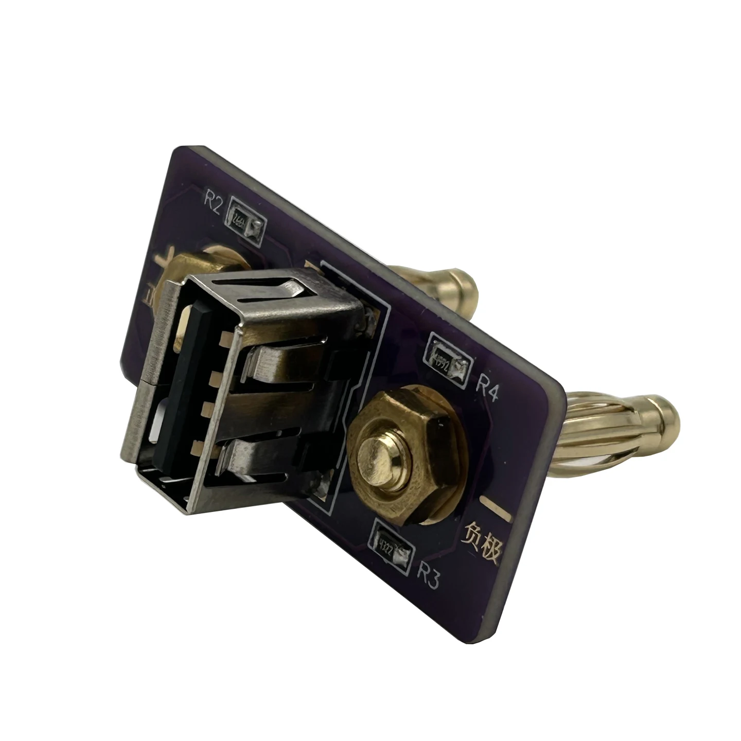 

USB адаптер с банановой вилкой для зарядки телефонов