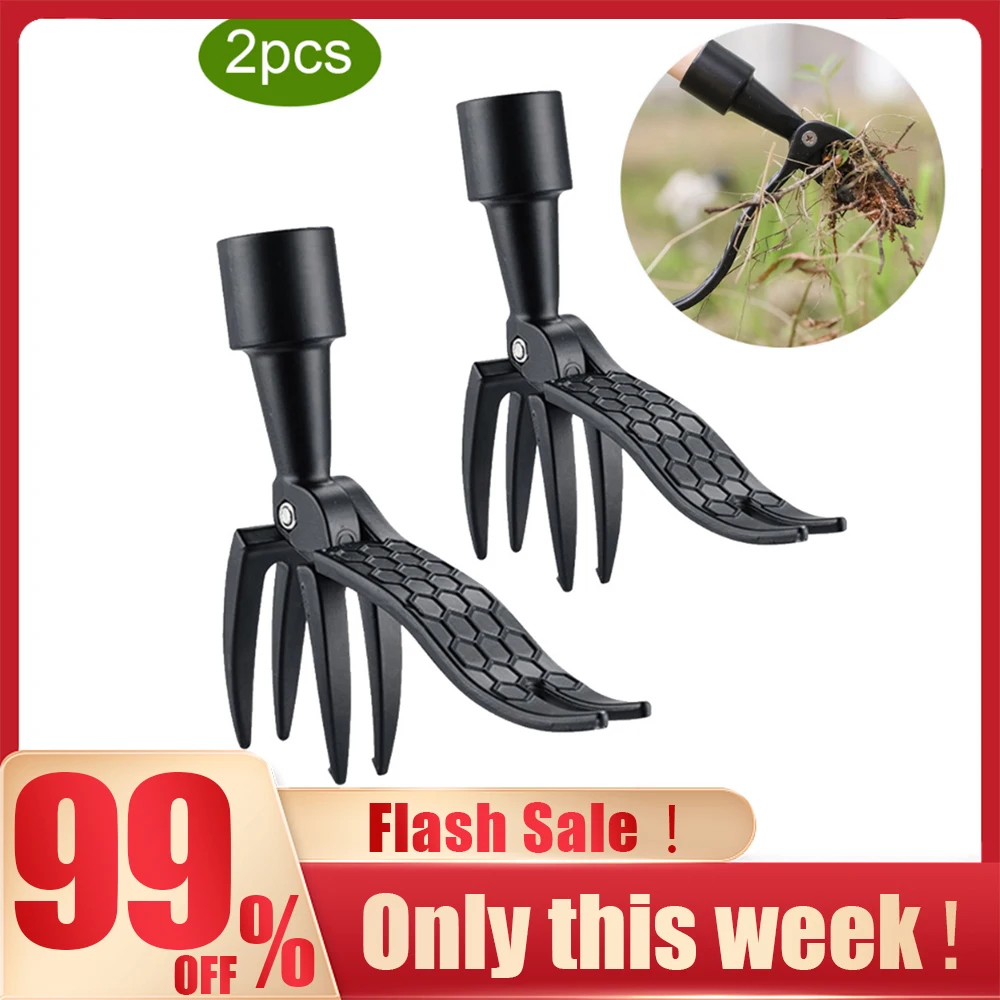 

2 pack Weeding Head Replacement Metal Weeder Head Gardening Tool Digging Weeder Remover Accessories Outdoor Garden Weed Puller