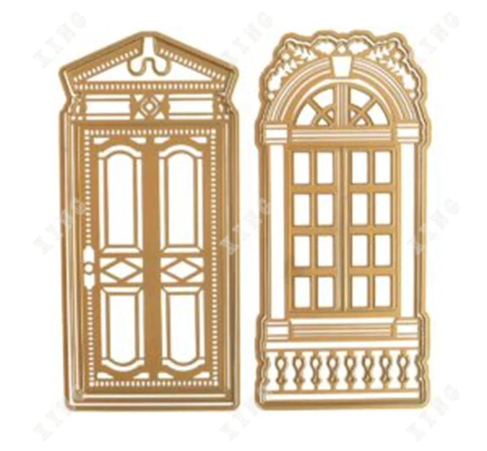 

Arrival New Slimeline Door and Window Metal Cutting Dies Diy Greeting Card Scrapbooking Paper Craft Knife Blade Punch Stencils