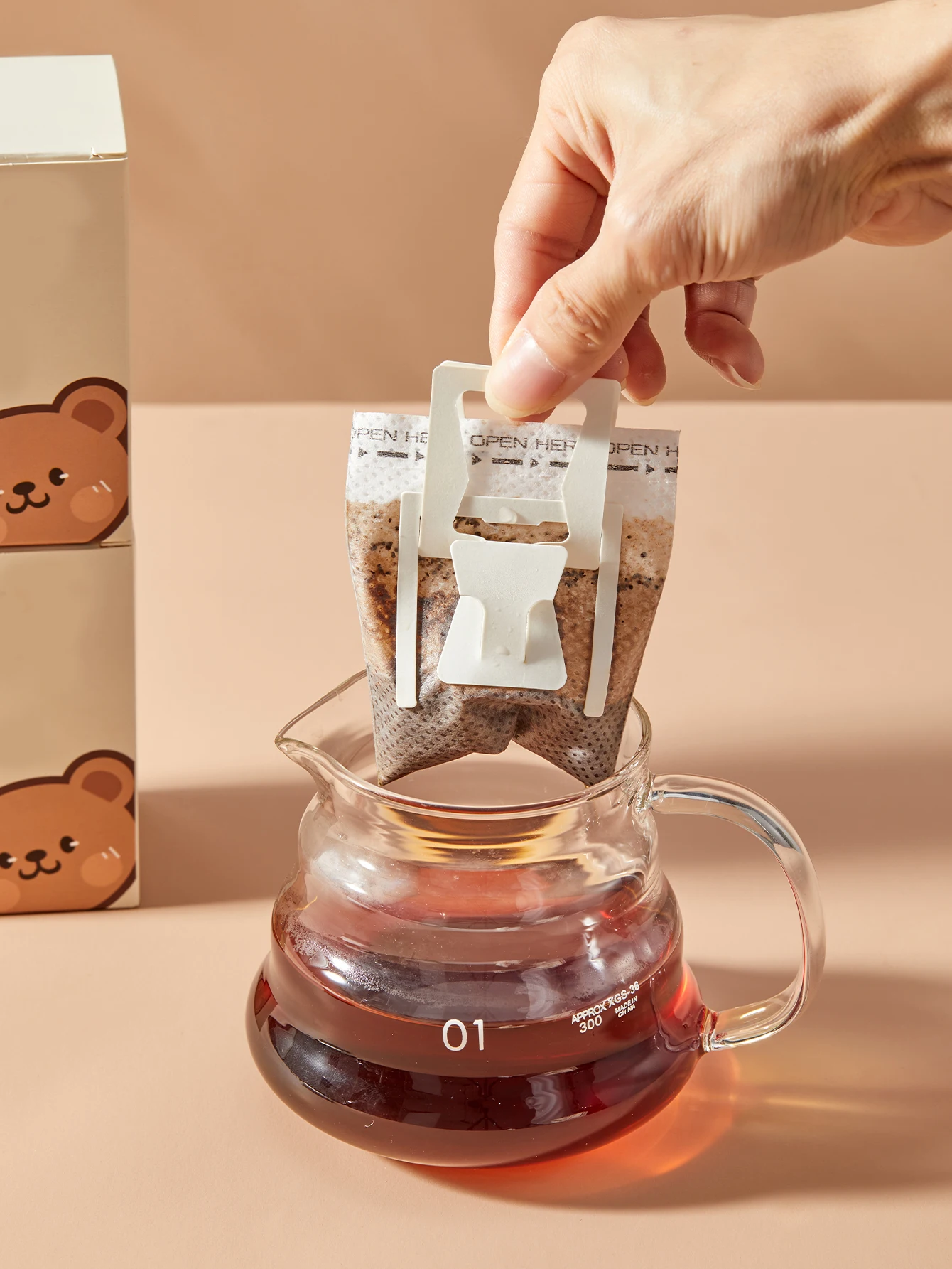 Worthbuy Нетканый Фильтр-мешок Для Кофе Одноразовые Подвесные Бумажные Пакеты