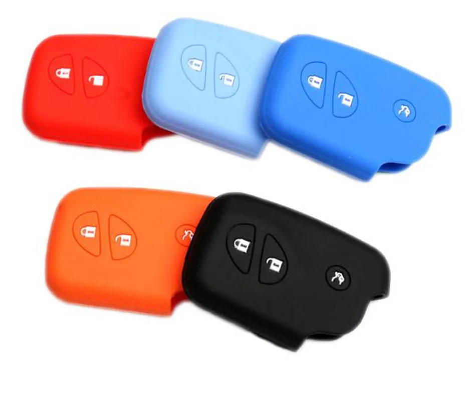

For Lexus300/250\GX460/GS\LS/LX Keychain Silicone Car Key Cover Case Holder